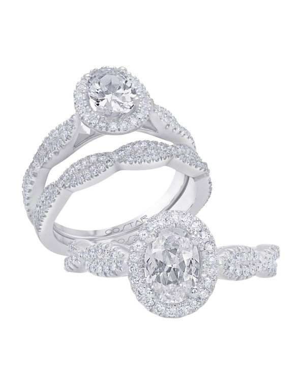 14K Infinity Cut Diamond Engagement Ring TWT  0.25  CT.  Style