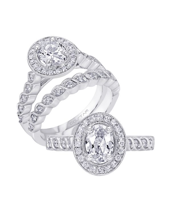 14K Infinity Cut Diamond Engagement Ring TWT  0.26  CT.  Style
