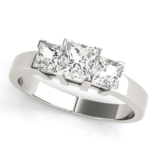 ENGAGEMENT RINGS 3 STONE PRINCESS #82570