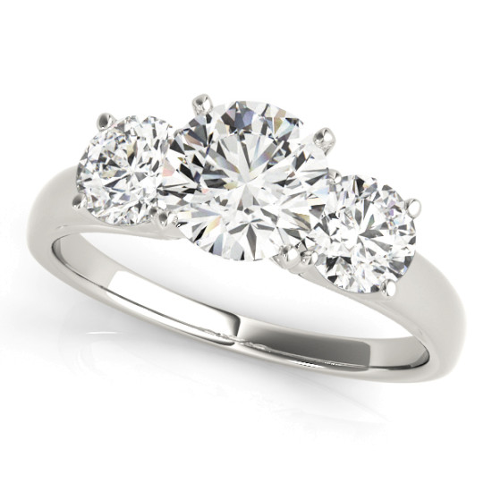 ENGAGEMENT RINGS 3 STONE ROUND #83280 