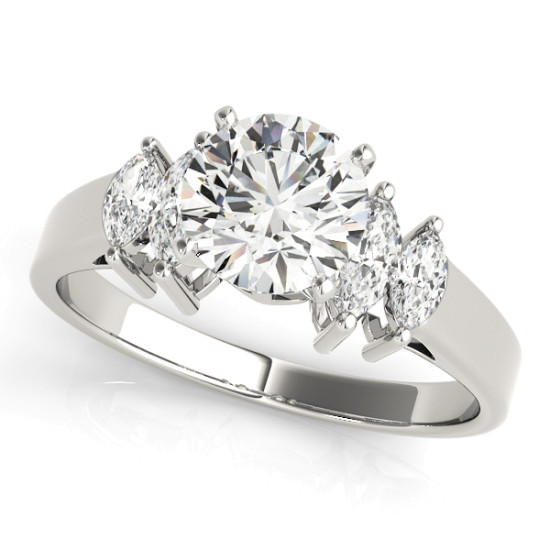 ENGAGEMENT RINGS FANCY SHAPE MARQUISE REMOUNTS #81034