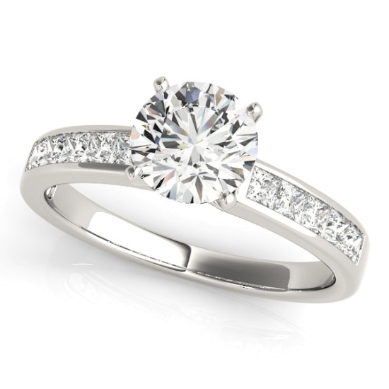 ENGAGEMENT RINGS FANCY SHAPE PRINCESS REMOUNTS #84361 