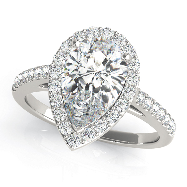 PEAR SHAPE HALO #84755 