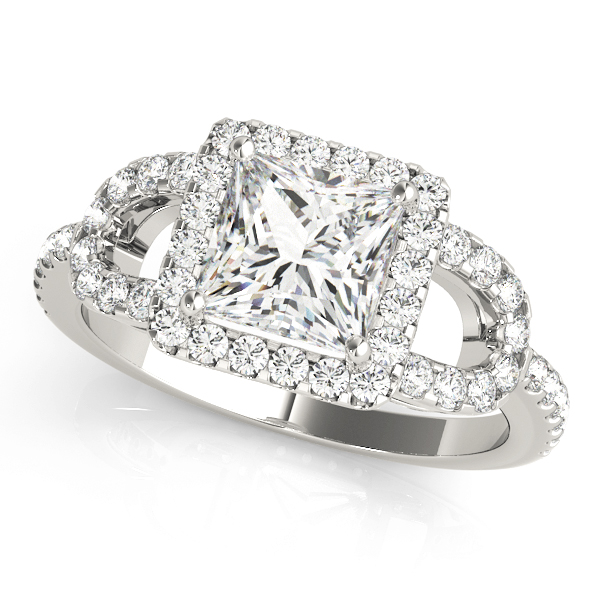 ENGAGEMENT RINGS HALO SQUARE & CUSHION #84662 