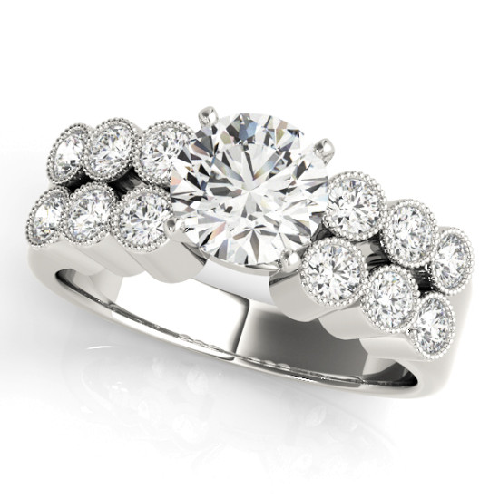 ENGAGEMENT RINGS MULTIROW #50448-E 