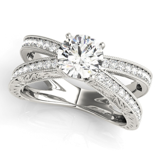 ENGAGEMENT RINGS MULTIROW #50652-E 