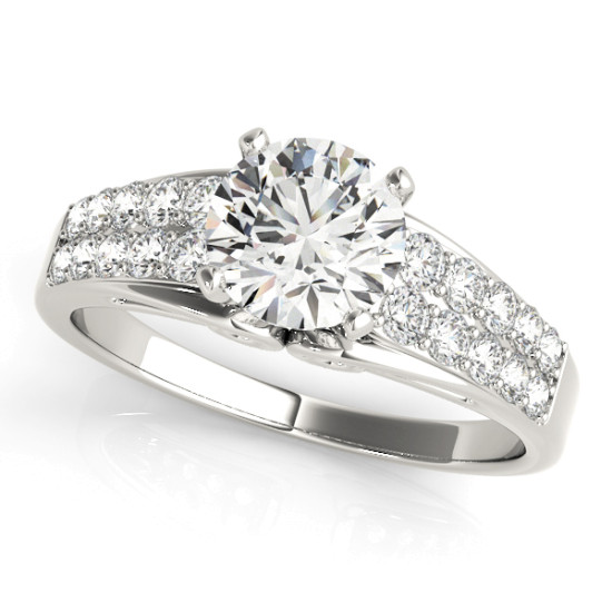 ENGAGEMENT RINGS MULTIROW #50665-E 