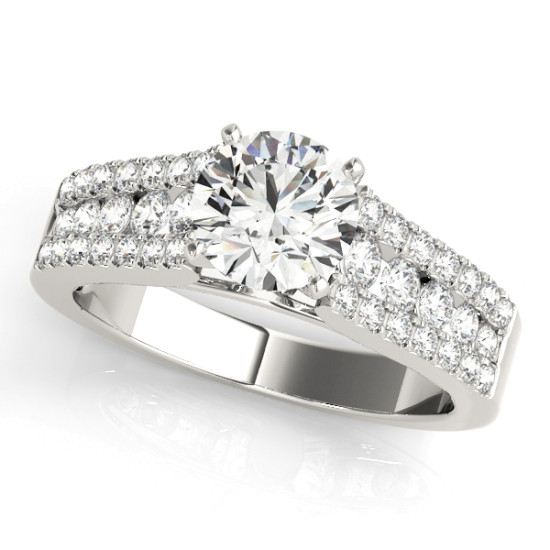 ENGAGEMENT RINGS MULTIROW #50809-E 