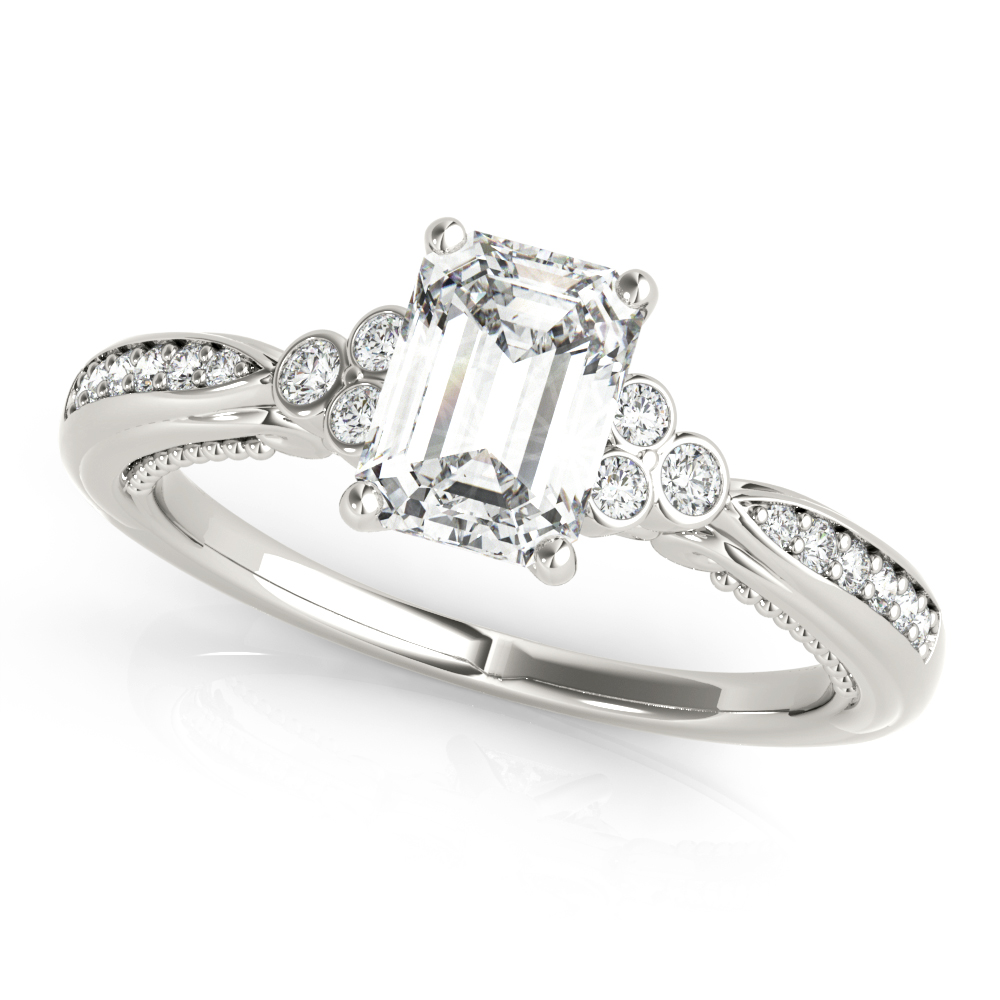 FASHION RINGS EMERALD CUT #85106 