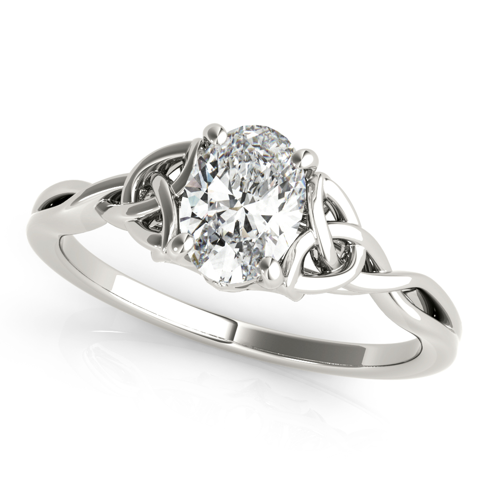 OVAL COLOR SOLITAIRE #85155 