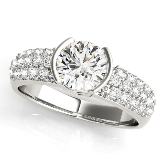 ENGAGEMENT RINGS PAVE #50389-E 