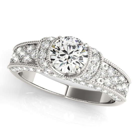 ENGAGEMENT RINGS PAVE #82823 