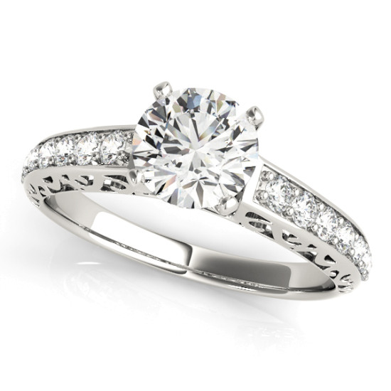 ENGAGEMENT RINGS ANTIQUE #50609-E 