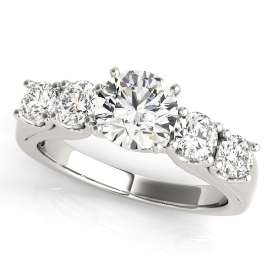 ENGAGEMENT RINGS SINGLE ROW PRONG SET #84181