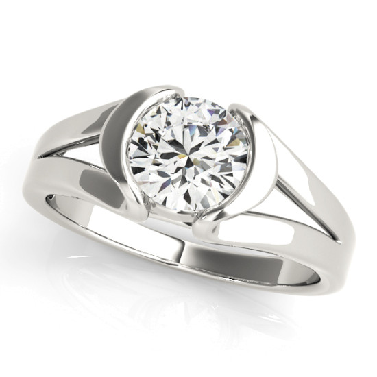 ENGAGEMENT RINGS SOLITAIRES ANY SHA #50384-E 