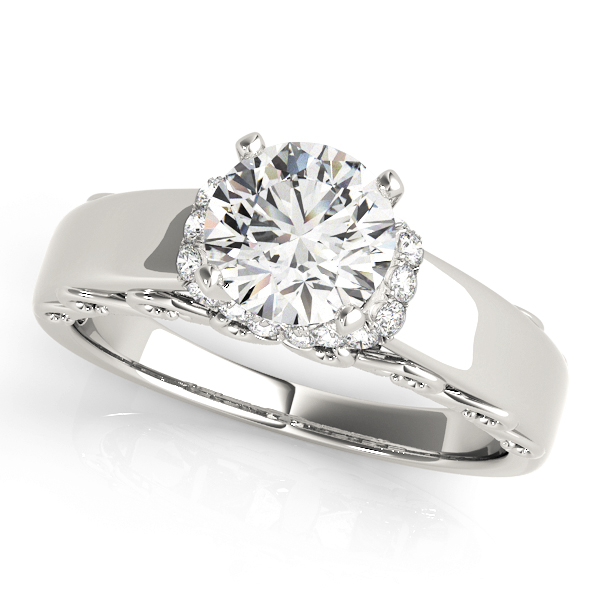 ENGAGEMENT RINGS REMOUNTS ANY SHAPE #50822-E 