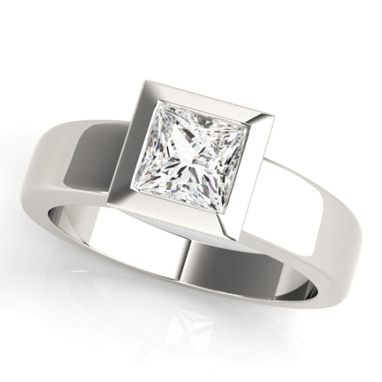 ENGAGEMENT RINGS SOLITAIRES PRINCESS #81753