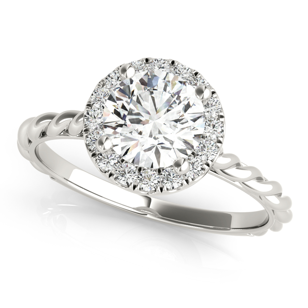 ENGAGEMENT RINGS ROUND CENTER #85124-1 