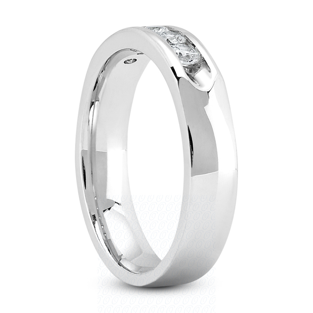 14 Karat White Gold  Cut Diamond Unique Engagement Ring 