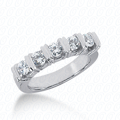 14 Karat White Gold  Cut Diamond Unique Engagement Ring 