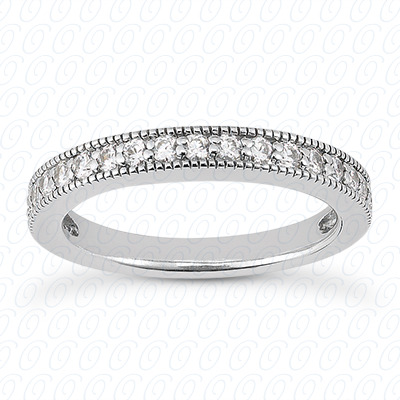 14 Karat White Gold  Cut Diamond Unique Engagement Ring 