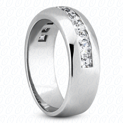 14 Karat White Gold  Cut Diamond Unique Engagement Ring 