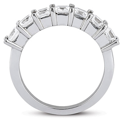 14 Karat White Gold  Cut Diamond Unique Engagement Ring 