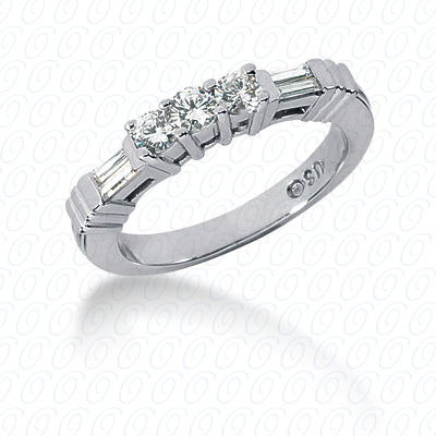 14 Karat White Gold  Cut Diamond Unique Engagement Ring 