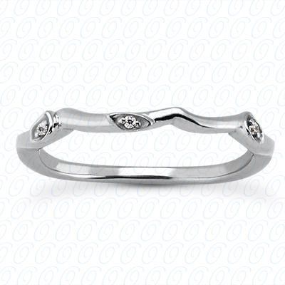 14 Karat White Gold  Cut Diamond Unique Engagement Ring 