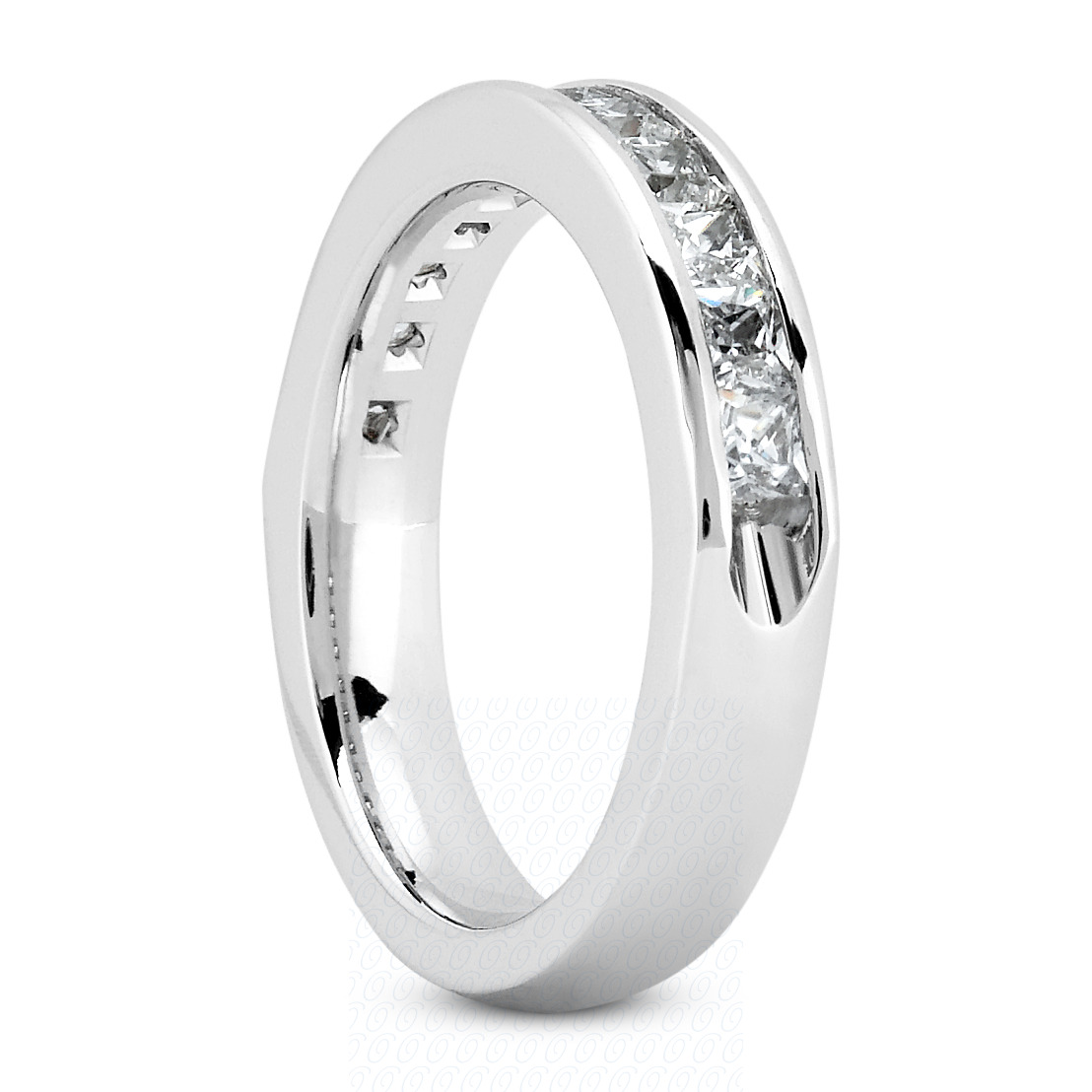 14 Karat White Gold  Cut Diamond Unique Engagement Ring 