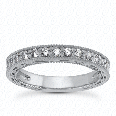 14 Karat White Gold  Cut Diamond Unique Engagement Ring 