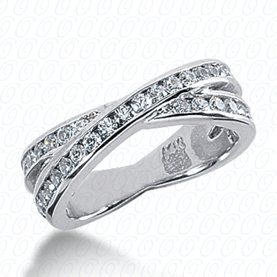 14 Karat White Gold  Cut Diamond Unique Engagement Ring 