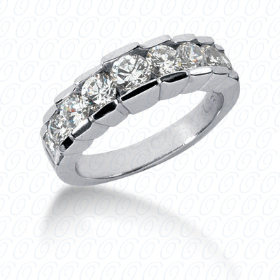 14 Karat White Gold  Cut Diamond Unique Engagement Ring 