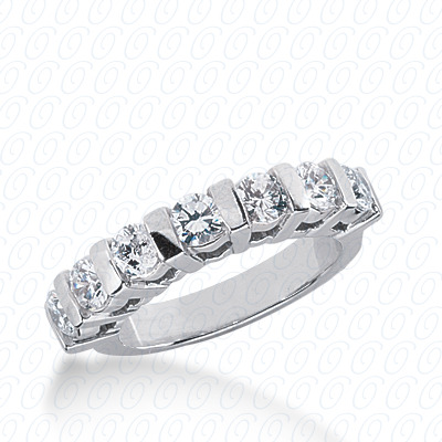14 Karat White Gold  Cut Diamond Unique Engagement Ring 