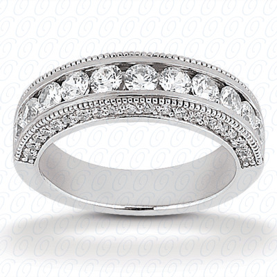 14 Karat White Gold  Cut Diamond Unique Engagement Ring 