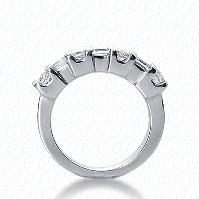 14 Karat White Gold  Cut Diamond Unique Engagement Ring 