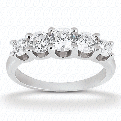 14 Karat White Gold  Cut Diamond Unique Engagement Ring 