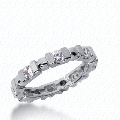 14 Karat White Gold  Cut Diamond Unique Engagement Ring 