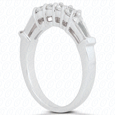 14 Karat White Gold  Cut Diamond Unique Engagement Ring 