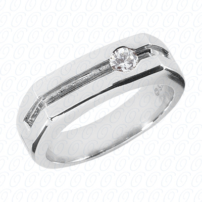 14 Karat White Gold  Cut Diamond Unique Engagement Ring 