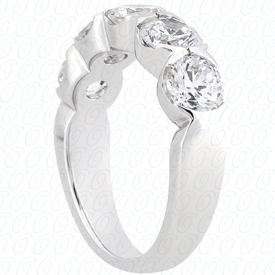 14 Karat White Gold  Cut Diamond Unique Engagement Ring 