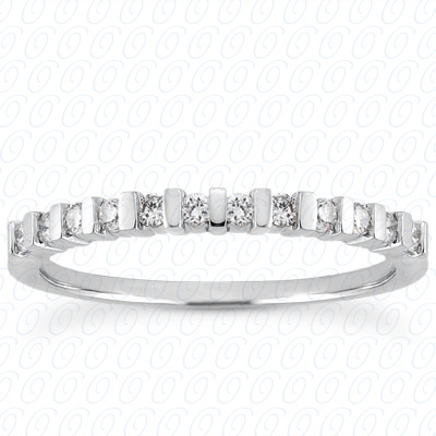 14 Karat White Gold  Cut Diamond Unique Engagement Ring 