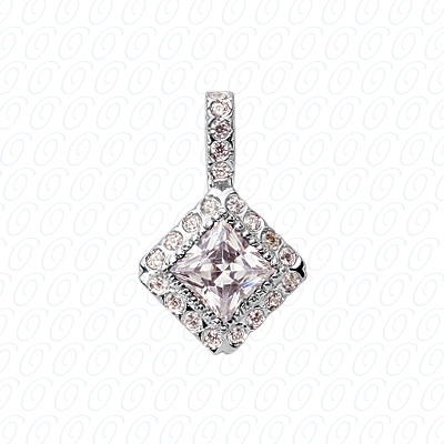 14 Karat White Gold  Cut Diamond Unique Engagement Ring 