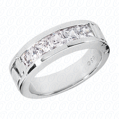 14 Karat White Gold  Cut Diamond Unique Engagement Ring 