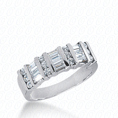 14 Karat White Gold  Cut Diamond Unique Engagement Ring 