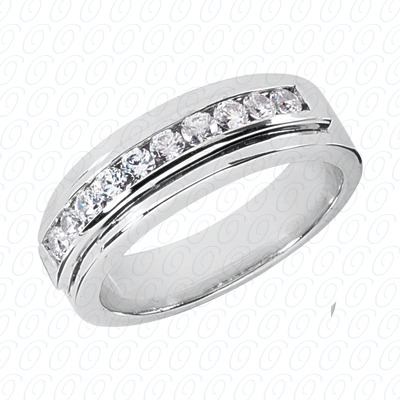 14 Karat White Gold  Cut Diamond Unique Engagement Ring 