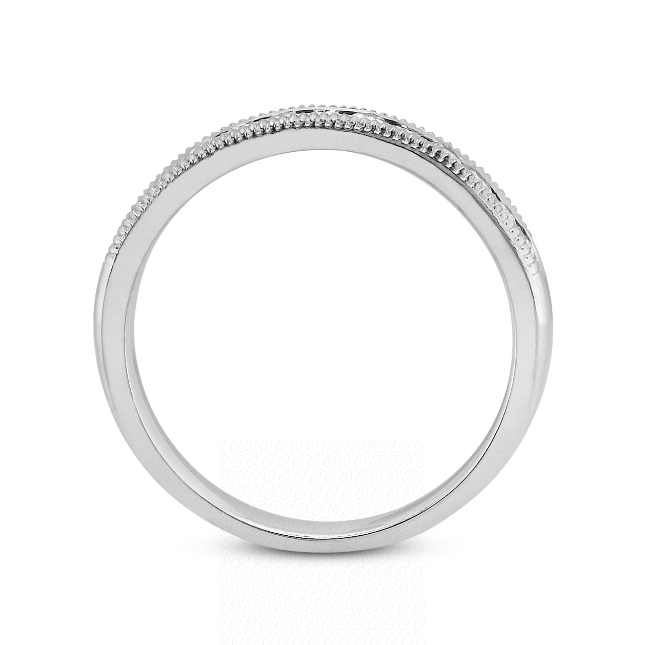 14 Karat White Gold  Cut Diamond Unique Engagement Ring 