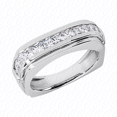 14 Karat White Gold  Cut Diamond Unique Engagement Ring 