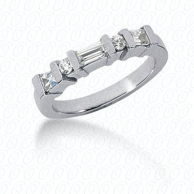 14 Karat White Gold  Cut Diamond Unique Engagement Ring 