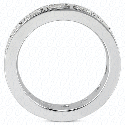 14 Karat White Gold  Cut Diamond Unique Engagement Ring 